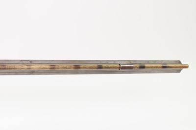ENGRAVED Antique Wm. WINGERT Half Stock Percussion HOMESTEAD/HUNTING RifleGAME GETTING .38 Caliber Rifle with WINGERT LOCK - Image 8 of 23