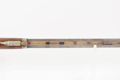 ENGRAVED Antique Wm. WINGERT Half Stock Percussion HOMESTEAD/HUNTING RifleGAME GETTING .38 Caliber Rifle with WINGERT LOCK - Image 9 of 23