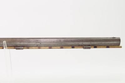 ENGRAVED Antique Wm. WINGERT Half Stock Percussion HOMESTEAD/HUNTING RifleGAME GETTING .38 Caliber Rifle with WINGERT LOCK - Image 3 of 23