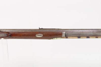 ENGRAVED Antique Wm. WINGERT Half Stock Percussion HOMESTEAD/HUNTING RifleGAME GETTING .38 Caliber Rifle with WINGERT LOCK - Image 4 of 23