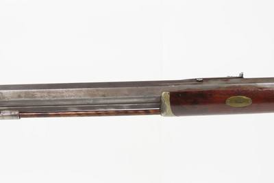 ENGRAVED Antique Wm. WINGERT Half Stock Percussion HOMESTEAD/HUNTING RifleGAME GETTING .40 Caliber Rifle w/HENRY PARKER LOCK - Image 19 of 23