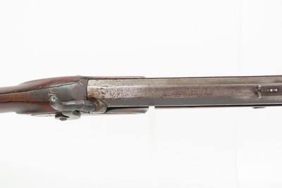 ENGRAVED Antique Wm. WINGERT Half Stock Percussion HOMESTEAD/HUNTING RifleGAME GETTING .40 Caliber Rifle w/HENRY PARKER LOCK - Image 14 of 23