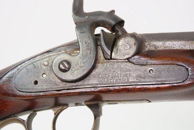 ENGRAVED Antique Wm. WINGERT Half Stock Percussion HOMESTEAD/HUNTING RifleGAME GETTING .40 Caliber Rifle w/HENRY PARKER LOCK - Image 6 of 23