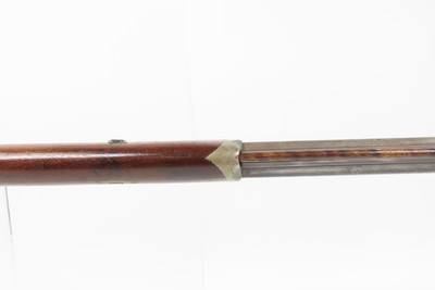 ENGRAVED Antique Wm. WINGERT Half Stock Percussion HOMESTEAD/HUNTING RifleGAME GETTING .40 Caliber Rifle w/HENRY PARKER LOCK - Image 9 of 23