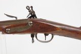 Antique REVOLUTIONARY WAR French CHARLEVILLE M1766 Pattern FLINTLOCK MUSKET MARTIAL Musket with M1777 Type Front Barrel Band - 23 of 25
