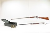 Antique MASS. ARMS Two Barrel Set .40-70 MAYNARD Rifle / SHOTGUN BARREL Hooded Post Front Sight and LADDER TANG PEEP SIGHT - 15 of 25