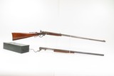 Antique MASS. ARMS Two Barrel Set .40-70 MAYNARD Rifle / SHOTGUN BARREL Hooded Post Front Sight and LADDER TANG PEEP SIGHT - 2 of 25