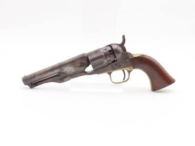 Early CIVIL WAR Era 1861 Antique COLT M1862 .36 Percussion POLICE RevolverFIRST YEAR PRODUCTION - Image 2 of 18