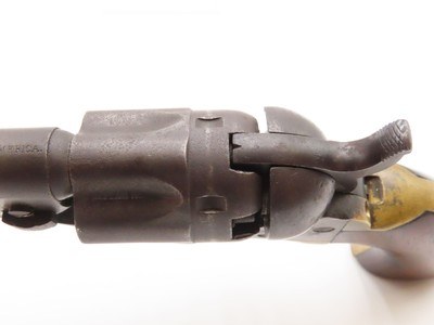 Early CIVIL WAR Era 1861 Antique COLT M1862 .36 Percussion POLICE RevolverFIRST YEAR PRODUCTION - Image 8 of 18