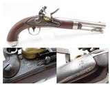 MEXICAN-AMERICAN WAR Antique R. JOHNSON U.S. M1836 .54 FLINTLOCK Pistol
STANDARD ISSUE Used Into the AMERICAN CIVIL WAR - 1 of 20
