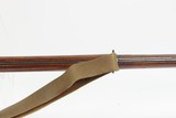 1828 Date Antique HARPERS FERRY U.S. M1816 FLINTLOCK Musket BAYONET & SLING United States Armory Produced MUSKET w/CARTOUCHE - 10 of 25