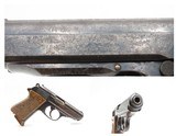 “RZ/M” Marked Pre-WORLD WAR II German WALTHER PPK 7.65 Semi-Auto Pistol C&R Pistol Made Circa 1934-35 in Zella-Mehlis, Germany