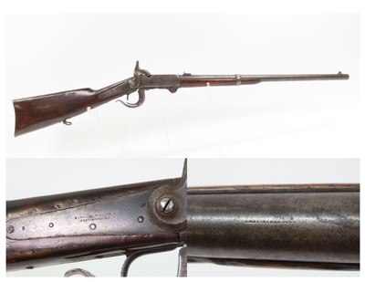 CIVIL WAR/INDIAN WARS Antique U.S. BURNSIDE Percussion SADDLE RING CARBINE
RHODE ISLAND Manufactured CAVALRY BREECH LOADER