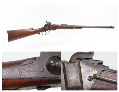 CIVIL WAR/FRONTIER Antique SHARPS NEW MODEL 1863 .52 Percussion SR CARBINE
WILD WEST Iconic Percussion SADDLE RING CARBINE