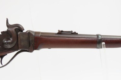 CIVIL WAR/FRONTIER Antique SHARPS NEW MODEL 1863 .52 Percussion SR CARBINEWILD WEST Iconic Percussion SADDLE RING CARBINE - Image 4 of 25