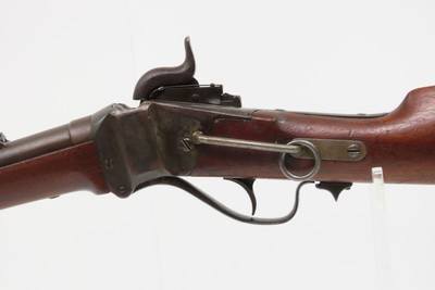 CIVIL WAR/FRONTIER Antique SHARPS NEW MODEL 1863 .52 Percussion SR CARBINEWILD WEST Iconic Percussion SADDLE RING CARBINE - Image 24 of 25