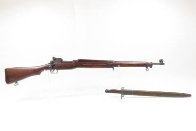 WORLD WAR I Era U.S. EDDYSTONE M1917 .30-06 Bolt Action C&R Rifle w/BAYONET 1918 FLAMING BOMB Marked .30.06 Caliber WWI Rifle - Image 2 of 25