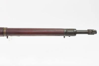 WORLD WAR II U.S. Remington M1903 BOLT ACTION .30-06 C&R Rifle w/BAYONETWWII Rifle 1942 mfg. “RA/4-42 FLAMING BOMB” Barrel - Image 9 of 20