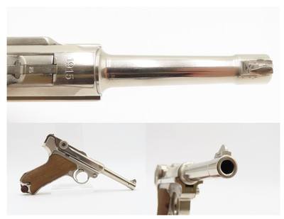 1915 Dated WORLD WAR I Imperial German LUGER P.08 PISTOL DWM 9x19mm C&R WWI Iconic Great War Military Sidearm for Germany