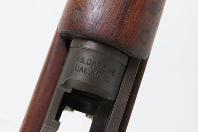 WORLD WAR II Era U.S. INLAND M1 Carbine SEMI-AUTOMATIC Light Rifle WWII C&R GENERAL MOTORS mfg. w/CANVAS WEB SLING and OILER - Image 12 of 19
