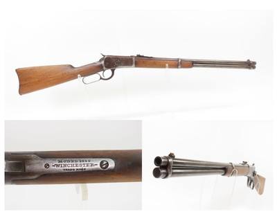 1907 mfg. WINCHESTER M1892 Lever Action .38 WCF Saddle Ring Carbine C&R
TURN of the CENTURY Classic REPEATING RIFLE