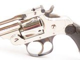 c1905 mfr. SMITH & WESSON .32 S&W Top Break NICKEL, BLUE, CASE COLOR C&R
Turn of the Century .32 S&W Conceal & Carry Revolver - 4 of 19