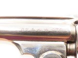 c1905 mfr. SMITH & WESSON .32 S&W Top Break NICKEL, BLUE, CASE COLOR C&R
Turn of the Century .32 S&W Conceal & Carry Revolver - 6 of 19
