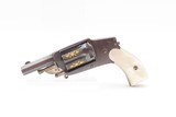 French “VELO DOG” Revolver C&R POCKET PISTOL GOLD MOTHER OF PEARL “REVOLVER de POCHE” Made for Cyclists Against Mean Dogs! - 2 of 16