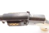 French “VELO DOG” Revolver C&R POCKET PISTOL GOLD MOTHER OF PEARL “REVOLVER de POCHE” Made for Cyclists Against Mean Dogs! - 7 of 16