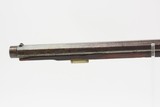 ENGRAVED Antique AMERICAN Half Stock .40 Percussion HOMESTEAD/HUNTING Rifle GAME GETTING Rifle w/W.H. BARNES/BOSTON Lock - 21 of 25