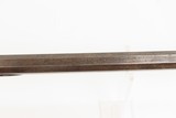 ENGRAVED Antique AMERICAN Half Stock .40 Percussion HOMESTEAD/HUNTING Rifle GAME GETTING Rifle w/W.H. BARNES/BOSTON Lock - 15 of 25