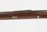 ENGRAVED Antique AMERICAN Half Stock .40 Percussion HOMESTEAD/HUNTING Rifle GAME GETTING Rifle w/W.H. BARNES/BOSTON Lock - 23 of 25