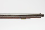 ENGRAVED Antique AMERICAN Half Stock .40 Percussion HOMESTEAD/HUNTING Rifle GAME GETTING Rifle w/W.H. BARNES/BOSTON Lock - 3 of 25