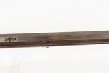 ENGRAVED Antique AMERICAN Half Stock .40 Percussion HOMESTEAD/HUNTING Rifle GAME GETTING Rifle w/W.H. BARNES/BOSTON Lock - 16 of 25