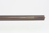 Mid-1800s Antique AMERICAN Half Stock Percussion HOMESTEAD/HUNTING Rifle
Engraved GAME GETTING .32 Caliber FRONTIER Rifle - 9 of 25
