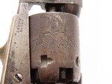 ANTEBELLUM Antique CIVIL WAR Era COLT M1849 Perc. POCKET Revolver w/HOLSTER 1860 mfg. Civil War Revolver Used into the WILD WEST - 13 of 20