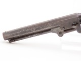 ANTEBELLUM Antique CIVIL WAR Era COLT M1849 Perc. POCKET Revolver w/HOLSTER 1860 mfg. Civil War Revolver Used into the WILD WEST - 6 of 20
