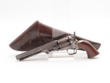 ANTEBELLUM Antique CIVIL WAR Era COLT M1849 Perc. POCKET Revolver w/HOLSTER 1860 mfg. Civil War Revolver Used into the WILD WEST - 2 of 20