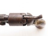 ANTEBELLUM Antique CIVIL WAR Era COLT M1849 Perc. POCKET Revolver w/HOLSTER 1860 mfg. Civil War Revolver Used into the WILD WEST - 9 of 20