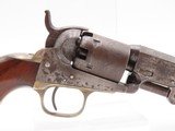 ANTEBELLUM Antique CIVIL WAR Era COLT M1849 Perc. POCKET Revolver w/HOLSTER 1860 mfg. Civil War Revolver Used into the WILD WEST - 19 of 20