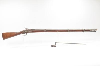 NEW HAMPSHIRE Militia Rifle-Musket Antique WHITNEY M1842 w/ BAYONET SCARCE
Pre-Civil War, Made c1857