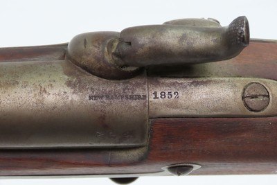 NEW HAMPSHIRE Militia Rifle-Musket Antique WHITNEY M1842 w/ BAYONET SCARCEPre-Civil War, Made c1857 - Image 8 of 25