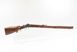 EUROPEAN Antique Mid-1800s Percussion JAEGER Hunting/Sporting TARGET Rifle
Likely GERMANIC Rifle w/BRASS FURNITURE - 1 of 24
