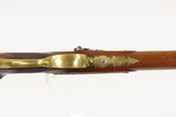 EUROPEAN Antique Mid-1800s Percussion JAEGER Hunting/Sporting TARGET Rifle
Likely GERMANIC Rifle w/BRASS FURNITURE - 10 of 24