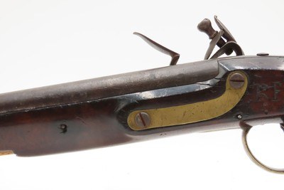 PRIVATEER Pattern Early American MILITARY/MILITIA Antique FLINTLOCK PistolSimilar configuration to those made by JAMES JOSEPH HENRY - Image 17 of 20