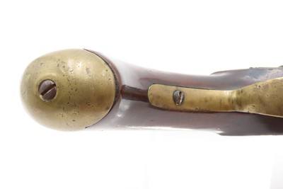 PRIVATEER Pattern Early American MILITARY/MILITIA Antique FLINTLOCK PistolSimilar configuration to those made by JAMES JOSEPH HENRY - Image 9 of 20