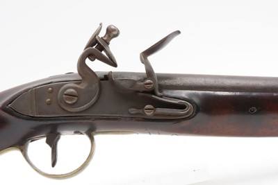 PRIVATEER Pattern Early American MILITARY/MILITIA Antique FLINTLOCK PistolSimilar configuration to those made by JAMES JOSEPH HENRY - Image 4 of 20
