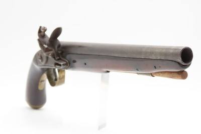 PRIVATEER Pattern Early American MILITARY/MILITIA Antique FLINTLOCK PistolSimilar configuration to those made by JAMES JOSEPH HENRY - Image 19 of 20