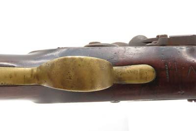 PRIVATEER Pattern Early American MILITARY/MILITIA Antique FLINTLOCK PistolSimilar configuration to those made by JAMES JOSEPH HENRY - Image 8 of 20