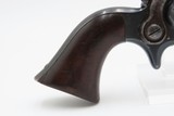 1860 mfg. Antique Pre-CIVIL WAR COLT M1855 ROOT Sidehammer POCKET Revolver
PERCUSSION .28 Caliber SELF DEFENSE Revolver - 5 of 18